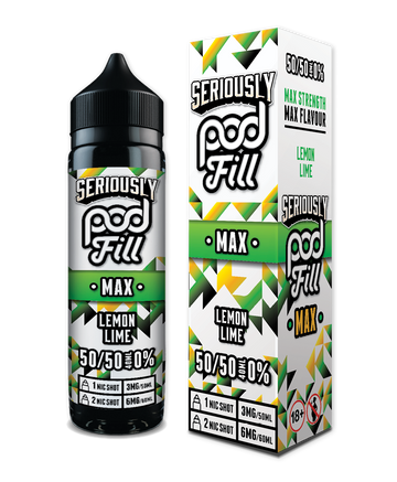 60ml Pod Fill Max Vape Juice UK - Buy 50/50 E-Liquid Online